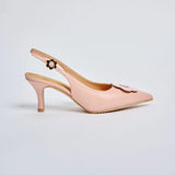 Kasih Kitten Heels in Dusty Pink