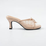 Kay Heels in Hana Polka Beige