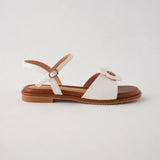 Keen Sandals with Buckle in Hana White