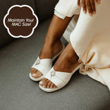 Kindle Kitten Hana Heels in White