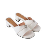 Kindle Kitten Hana Heels in White