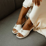 Kindle Kitten Hana Heels in White