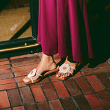 Lady Hana in Beige Heels
