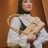 Leona Muse Bag in Beige