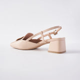 Loafer Mules in Hana Beige