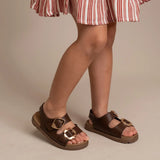 Mini Haven Sandals in Hana Espresso