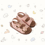 Mini Haven Sandals in Hana Pink