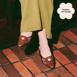 Moment Mules 2.0 in Dark Brown Mesh