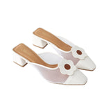 Moment Mules in Hana White
