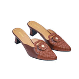 Moxie Mules in Hana Espresso Brown