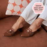 Moxie Mules in Hana Espresso Brown
