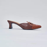 Moxie Mules in Hana Espresso Brown