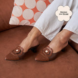Moxie Mules in Hana Espresso Brown