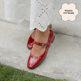 Muse Mary Jane in Wine Red