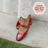 Muse Mary Jane in Wine Red