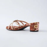 Strappy Heels in Hana Batik