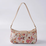 Iconic Saddle Bag in Beige Batik