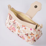 Iconic Saddle Bag in Beige Batik