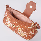 Iconic Saddle Bag in Brown Batik