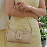 Iconic Saddle Bag in Beige