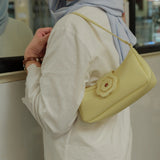 Iconic Saddle Bag in Butter Yellow