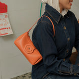 Iconic Saddle Bag in Cosmic Orange