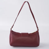 Iconic Saddle Bag in Maroon