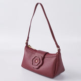Iconic Saddle Bag in Maroon