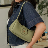 Iconic Saddle Bag in Sage Green