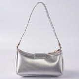 Iconic Saddle Bag in Silver