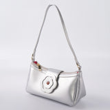 Iconic Saddle Bag in Silver