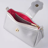Iconic Saddle Bag in Silver