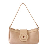 Iconic Suede Saddle Bag In Beige