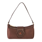 Iconic Suede Saddle Bag In Espresso