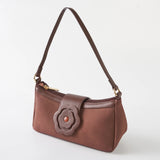 Iconic Suede Saddle Bag In Espresso