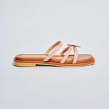 Serene Sandals in Hana Dusty Pink & Brown