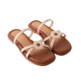 Serene Sandals in Hana Beige & Brown
