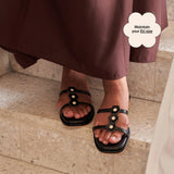 Stella Flats in Hana Black