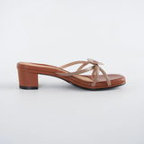 Strappy Heels in Hana Almond