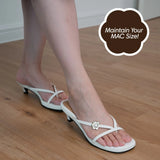 Thongs Hana Heels in White