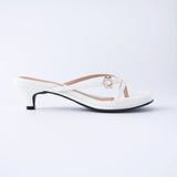 Thongs Hana Heels in White