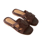 Weave Flats in Hana Espresso