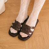 Weave Flats in Hana Espresso