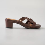 Weave Heels in Hana Espresso
