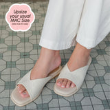 Woven Sandals in Beige