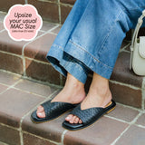 Woven Sandals in Black