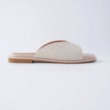 Woven Sandals in Beige