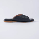 Woven Sandals in Black