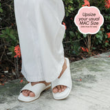 Woven Sandals in White