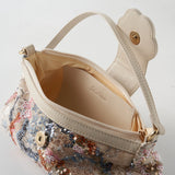 The Iconic Saddle Bag in Hana Sequin
